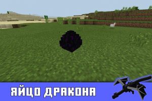 Яйцо дракона в Майнкрафт ПЕ 1.0.0
