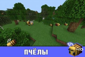 Пчёлы в Minecraft PE 1.14.30