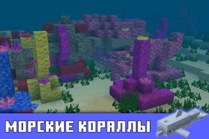 Морские кораллы в Майнкрафт 1.3.0