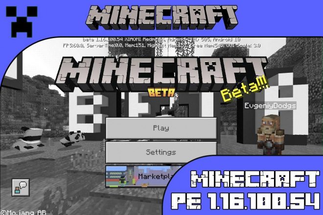 Скачать Майнкрафт 1.16.100.54