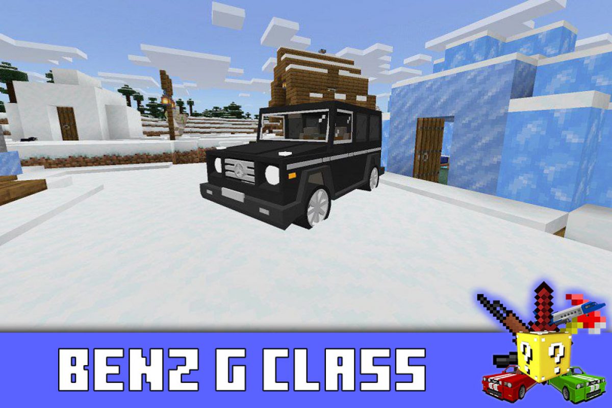 Скачать Моды на Мерседес на Minecraft PE: Benz G Class