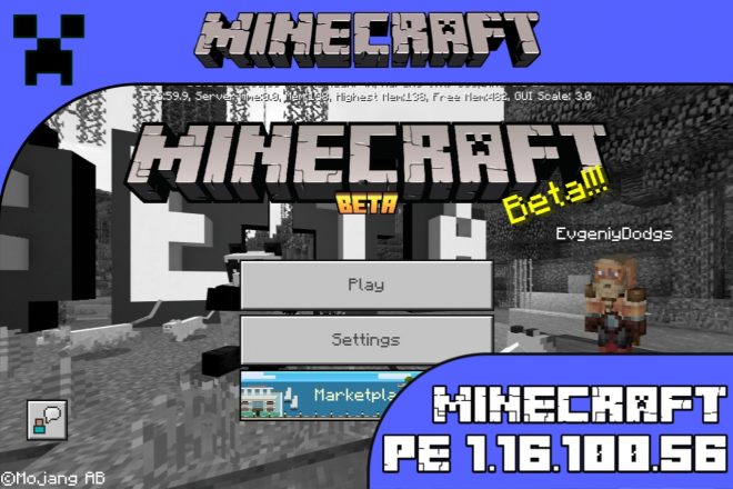 Скачать Майнкрафт 1.16.100.56