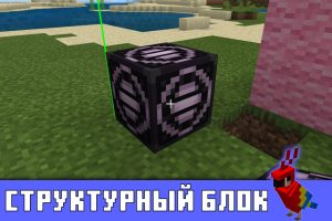 Структурный блок в Майнкрафт ПЕ 1.2.1