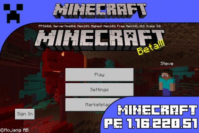 Скачать Майнкрафт 1.16.220.51