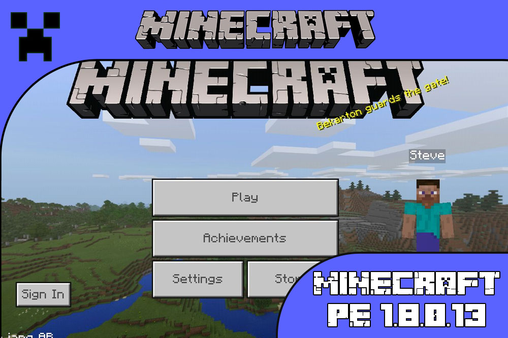Minecraft PE 1.8.0.13 Майнкрафт 1.8.0.13