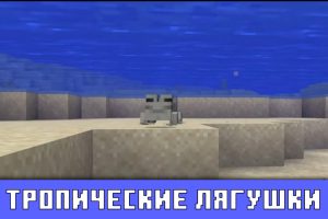 Тропические лягушки в Майнкрафт 1.19