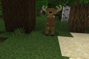 Олень из Майнкрафт ПЕ 1.21